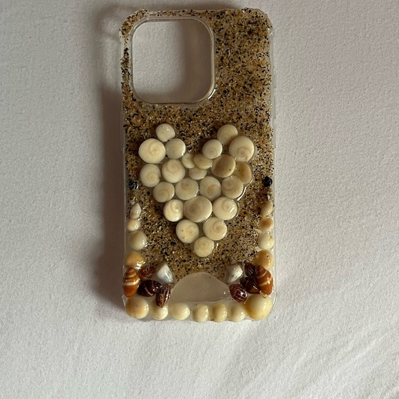 Shell-Embellished Phone Case - Picture 1 of 1
